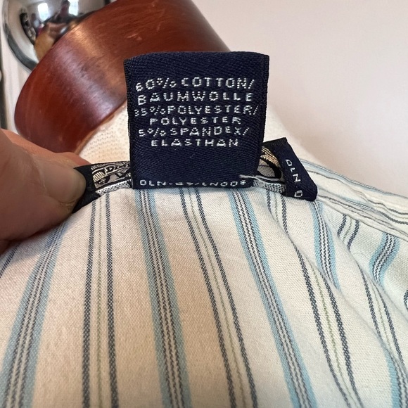 Lands End Striped Blouse - Picture 8 of 9